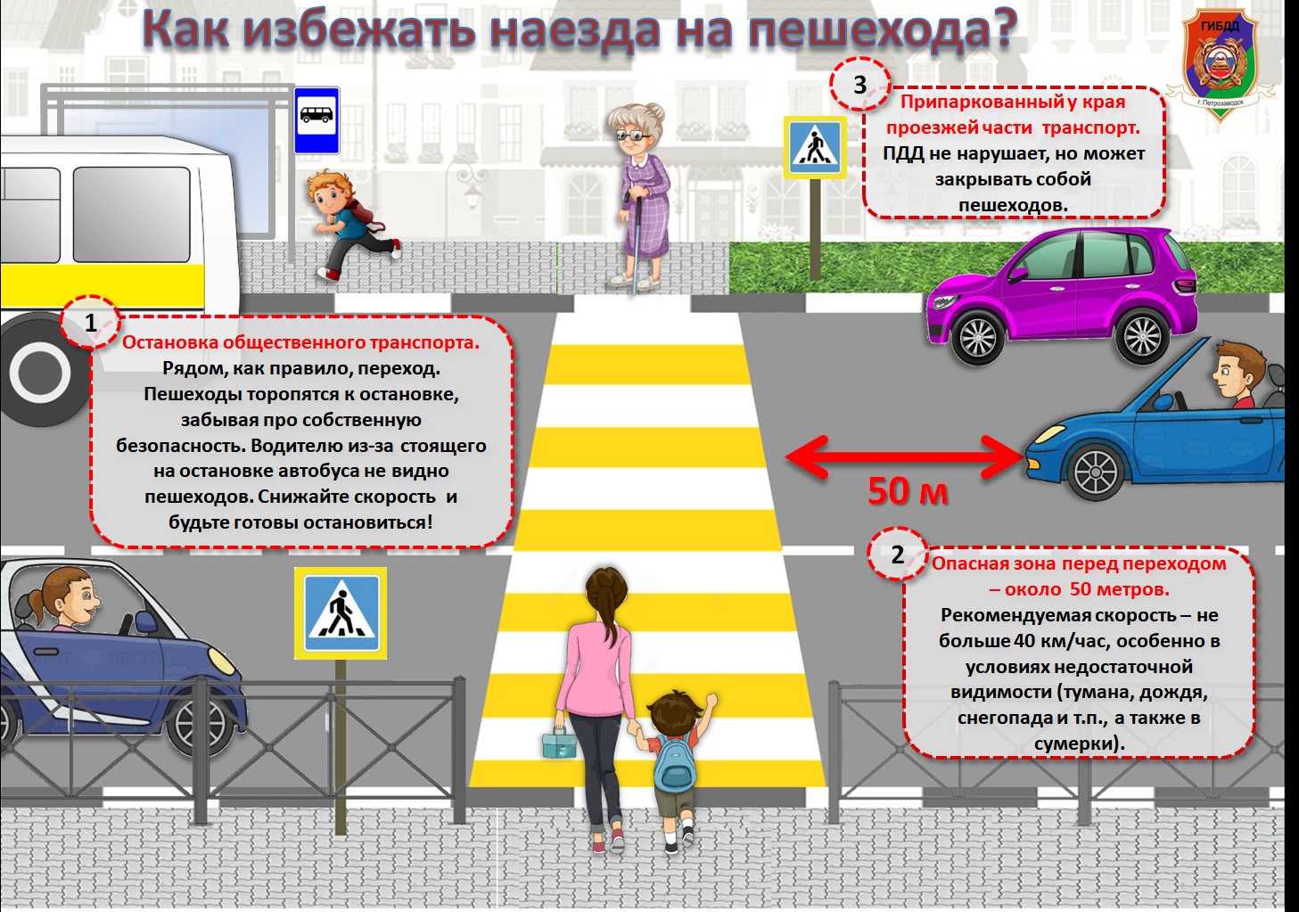 Правила дорожного движения для пешезодо